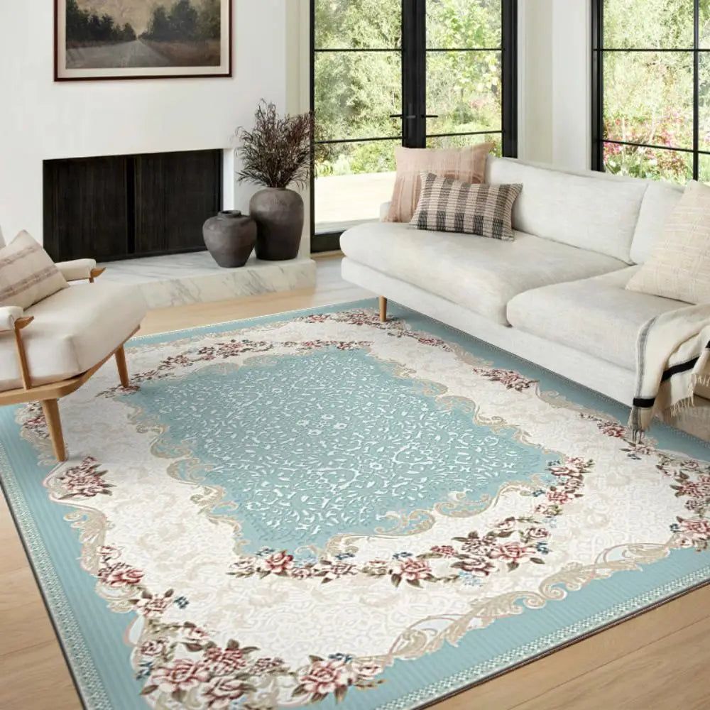 VIKAMA Boho Luxury Carpet Crystal Velvet Bedroom Living Room Mat Home Decor Vintage Exotic Modern Minimalist Large Area Carpet--ANDROMEDA QUINNS | AURELLE'S-ANDROMEDA QUINNS | AURELLE'S
