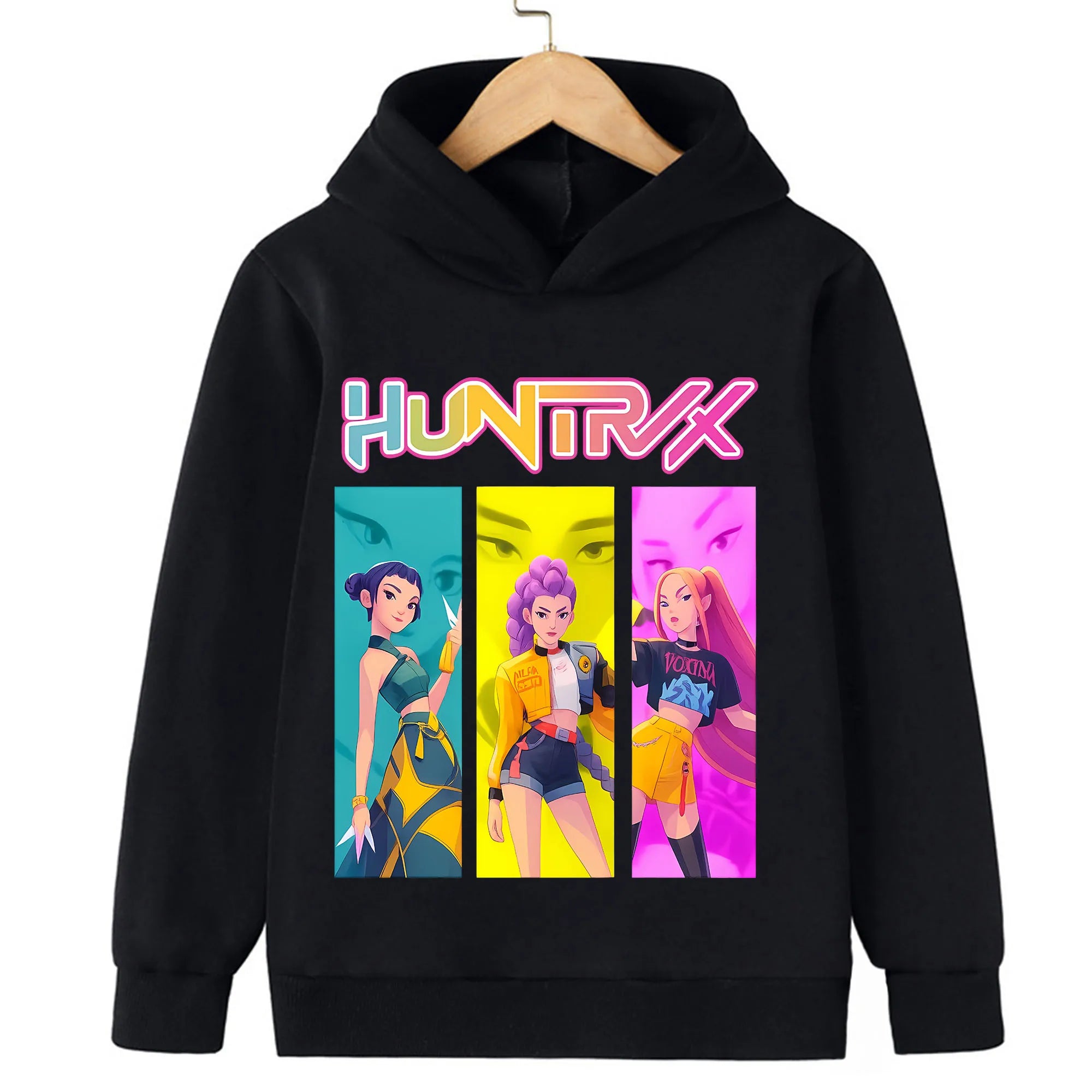 Toddler Girl Clothes KPop Demon Hunters Fashion Hoodie Clothes Child Girl Movie New Sweatshirts K-Pop Demon Hunters Casual Tops