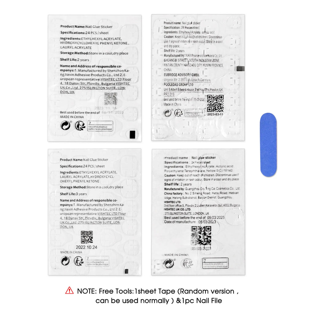 24pcs Nude Pink Sweet Fake Nails Short Duckbill Leopard Print French False Nails With 3D Bowknots Butterfly Cherry Press On Nail--ANDROMEDA QUINNS | AURELLE'S-ANDROMEDA QUINNS | AURELLE'S