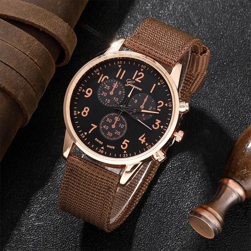 New Mens Fashion Quartz Men Watches Top Brand Luxury Male Clock Watch Sport Wrist Watch Bracelet Set Clock Relogio Masculino--ANDROMEDA QUINNS | AURELLE'S-ANDROMEDA QUINNS | AURELLE'S