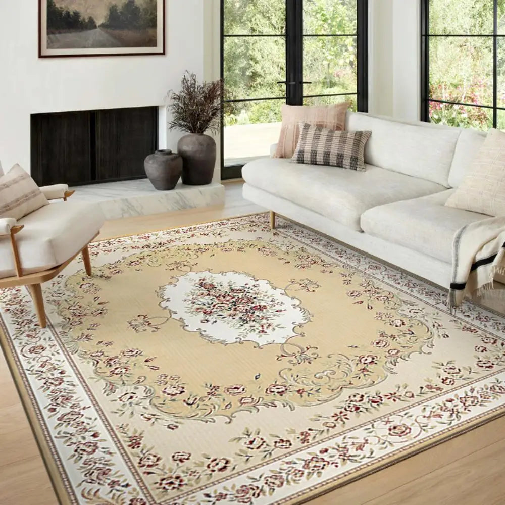 VIKAMA Boho Luxury Carpet Crystal Velvet Bedroom Living Room Mat Home Decor Vintage Exotic Modern Minimalist Large Area Carpet--ANDROMEDA QUINNS | AURELLE'S-ANDROMEDA QUINNS | AURELLE'S