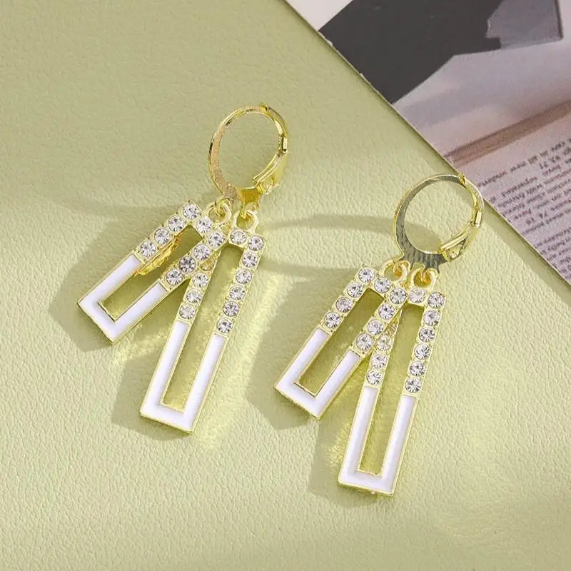 925 Silver Needle Korean Fashion Purple Crystal Heart Drop Earrings For Women Jewelry 2025 Trending New Luxury Women's Earrings--ANDROMEDA QUINNS | AURELLE'S-ANDROMEDA QUINNS | AURELLE'S