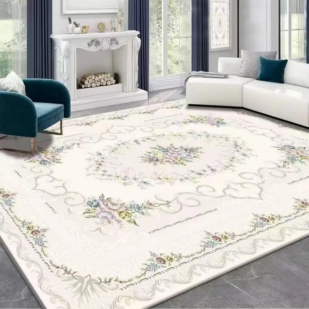 VIKAMA Boho Luxury Carpet Crystal Velvet Bedroom Living Room Mat Home Decor Vintage Exotic Modern Minimalist Large Area Carpet--ANDROMEDA QUINNS | AURELLE'S-ANDROMEDA QUINNS | AURELLE'S