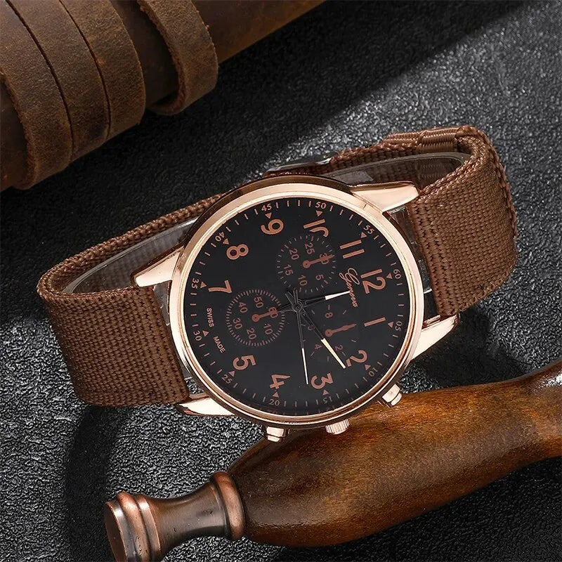 New Mens Fashion Quartz Men Watches Top Brand Luxury Male Clock Watch Sport Wrist Watch Bracelet Set Clock Relogio Masculino--ANDROMEDA QUINNS | AURELLE'S-ANDROMEDA QUINNS | AURELLE'S