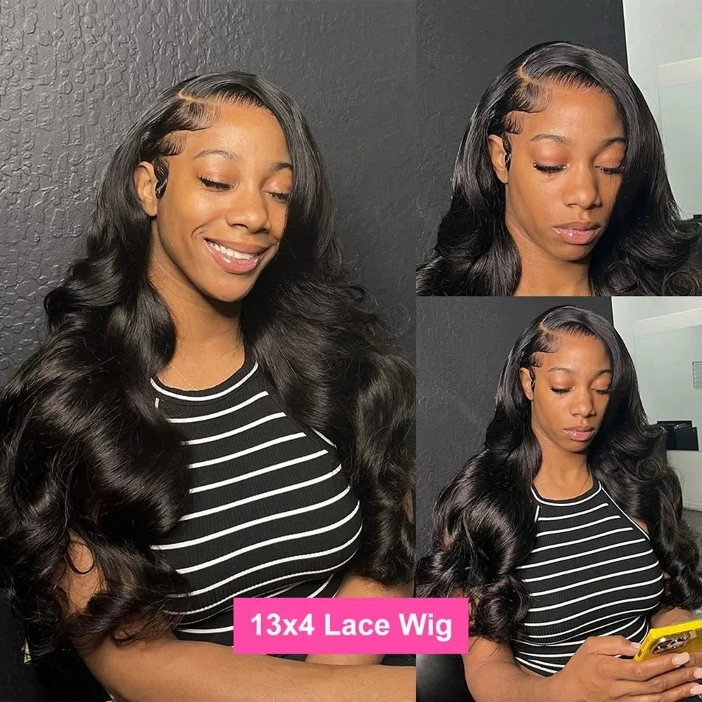 250 Density Body Wave 13x6 Hd Lace Frontal Wig Human Hair 13x4 Hd Pre Plucked Lace Wigs For Women 360 Full Lace Front Hair Wigs--ANDROMEDA QUINNS | AURELLE'S-ANDROMEDA QUINNS | AURELLE'S