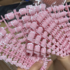120pcs Short Square False Toe Nail Tips Pink French Soft Gel Press On Toenails White Edge Fake Toe nails Full Cover Toe Nail Tip--ANDROMEDA QUINNS | AURELLE'S-ANDROMEDA QUINNS | AURELLE'S