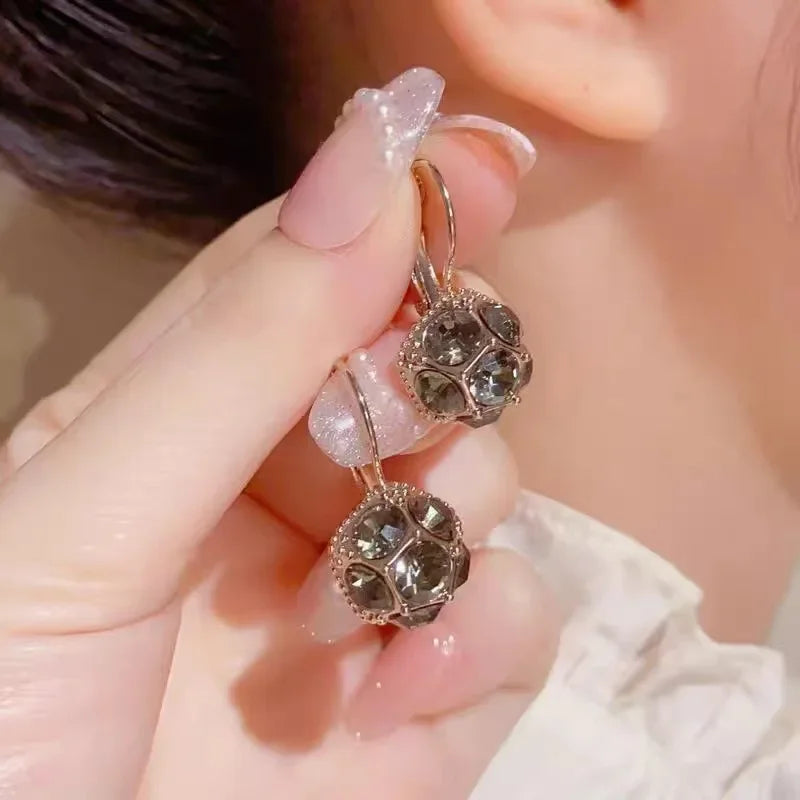 2023 New Fashion Trend Unique Design Elegant Delicate Geometric Round Earrings For Women Jewelry Wedding Party Premium Gifts--ANDROMEDA QUINNS | AURELLE'S-ANDROMEDA QUINNS | AURELLE'S