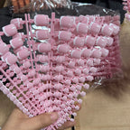 120pcs Short Square False Toe Nail Tips Pink French Soft Gel Press On Toenails White Edge Fake Toe nails Full Cover Toe Nail Tip--ANDROMEDA QUINNS | AURELLE'S-ANDROMEDA QUINNS | AURELLE'S