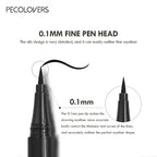 5PCS/Set Smooth Liquid Eyeliner Pen, Waterproof, Long-lasting Makeup, Black, Ultra-fine Pen Tip,Create A Charming Eye Makeup--ANDROMEDA QUINNS | AURELLE'S-ANDROMEDA QUINNS | AURELLE'S