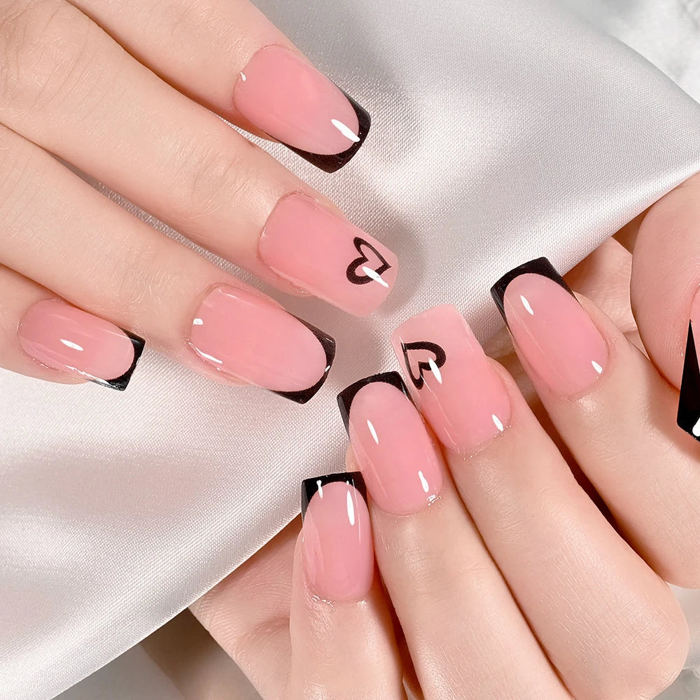 24Pcs Retro Flower Long Coffin French Fake Nails Caviar Bead Floral Gold Hollow Design Press On Nail Tips Y2k Acrylic False Nail--ANDROMEDA QUINNS | AURELLE'S-ANDROMEDA QUINNS | AURELLE'S