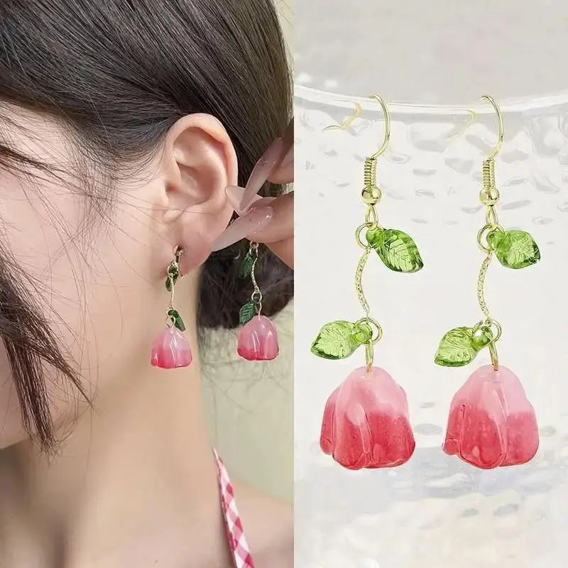 925 Silver Needle Vintage Green Crystal Butterfly Drop Earrings For Women Jewelry 2025 Trending Luxury Zircon Women's Earrings--ANDROMEDA QUINNS | AURELLE'S-ANDROMEDA QUINNS | AURELLE'S