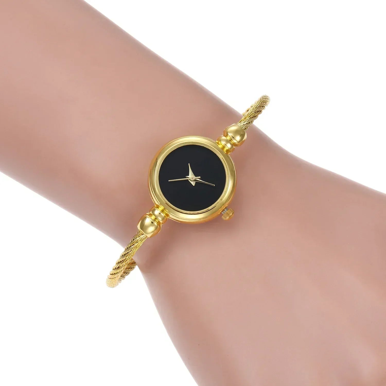 Watch for Women Small Gold Bangle Bracelet Luxury Watches Stainless Steel Ladies Quartz Wrist Watch Brand Casual Women Reloj--ANDROMEDA QUINNS | AURELLE'S-ANDROMEDA QUINNS | AURELLE'S