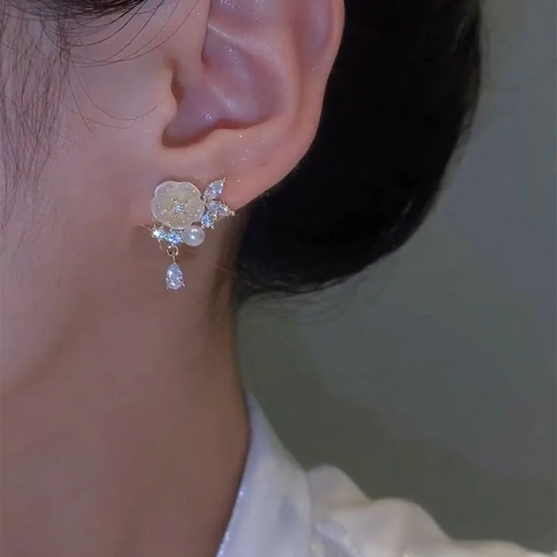 2023 New Fashion Trend Unique Design Elegant Delicate Geometric Round Earrings For Women Jewelry Wedding Party Premium Gifts--ANDROMEDA QUINNS | AURELLE'S-ANDROMEDA QUINNS | AURELLE'S