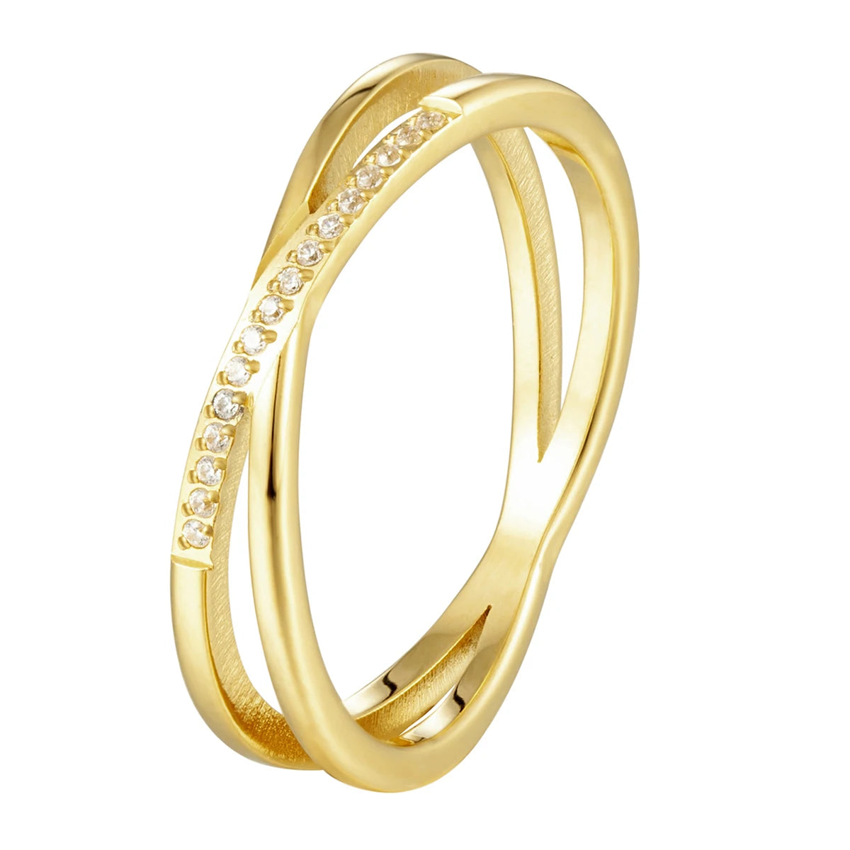 Beautiful And Exquisite Titanium Steel High Quality Women Ring With Zircon Inlaid Fashion Jewelry Love Rings Drop Shipping--ANDROMEDA QUINNS | AURELLE'S-ANDROMEDA QUINNS | AURELLE'S