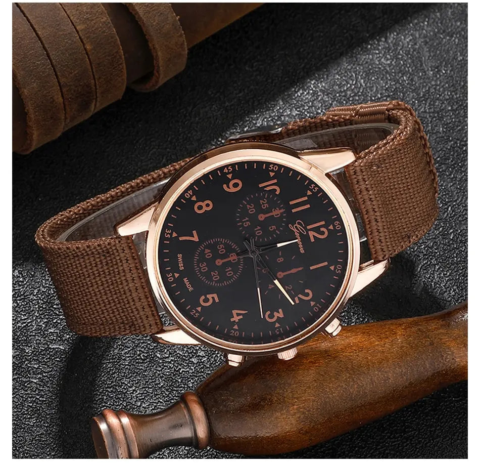 New Mens Fashion Quartz Men Watches Top Brand Luxury Male Clock Watch Sport Wrist Watch Bracelet Set Clock Relogio Masculino--ANDROMEDA QUINNS | AURELLE'S-ANDROMEDA QUINNS | AURELLE'S