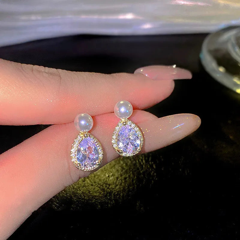 2023 New Fashion Trend Unique Design Elegant Delicate Geometric Round Earrings For Women Jewelry Wedding Party Premium Gifts--ANDROMEDA QUINNS | AURELLE'S-ANDROMEDA QUINNS | AURELLE'S