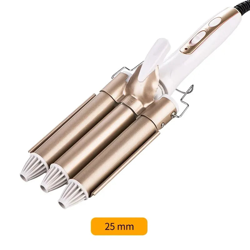 Professional Hair Tools Curling Iron Ceramic Triple Barrel Hair Curler Irons Hair Waver Styling Tools Hair Curlers for Beauty--ANDROMEDA QUINNS | AURELLE'S-ANDROMEDA QUINNS | AURELLE'S