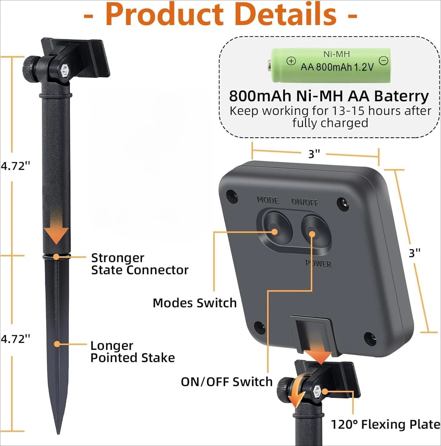 20/50 Led Solar String Light Fairy Garden Waterproof Outdoor Lamp 6V Garland For Christmas Xmas Holiday Party Home Decoration--ANDROMEDA QUINNS | AURELLE'S-ANDROMEDA QUINNS | AURELLE'S