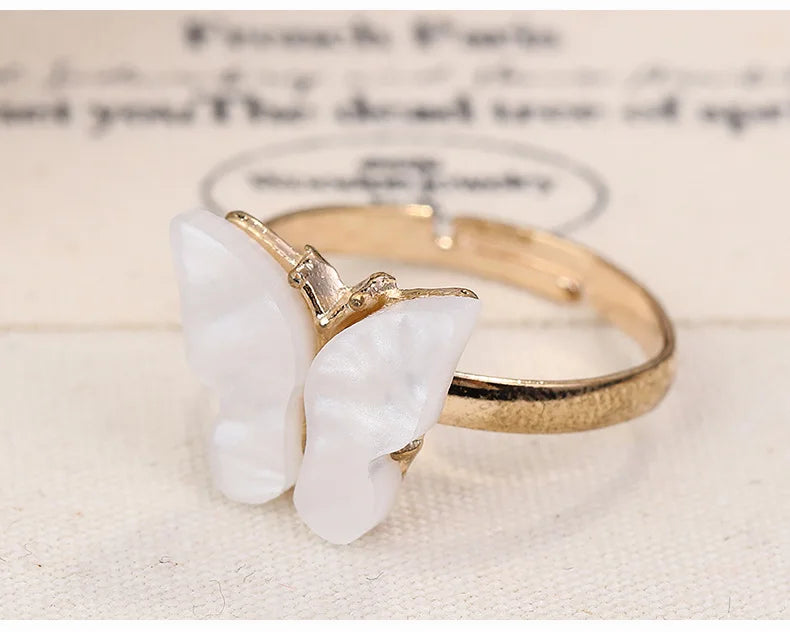 4pcs/Set Sweet Jewelry Set Butterfly Pendant Imitation Pearl Necklace for Women Pearl Earrings Girl Jewellery Women Gift--ANDROMEDA QUINNS | AURELLE'S-ANDROMEDA QUINNS | AURELLE'S