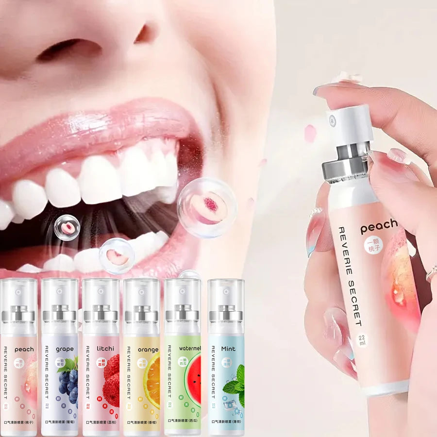 Fruit flavor oral fresh spray, fresh breath, lasting fragrance, mild and non irritating, mouthwash care spray--ANDROMEDA QUINNS | AURELLE'S-ANDROMEDA QUINNS | AURELLE'S