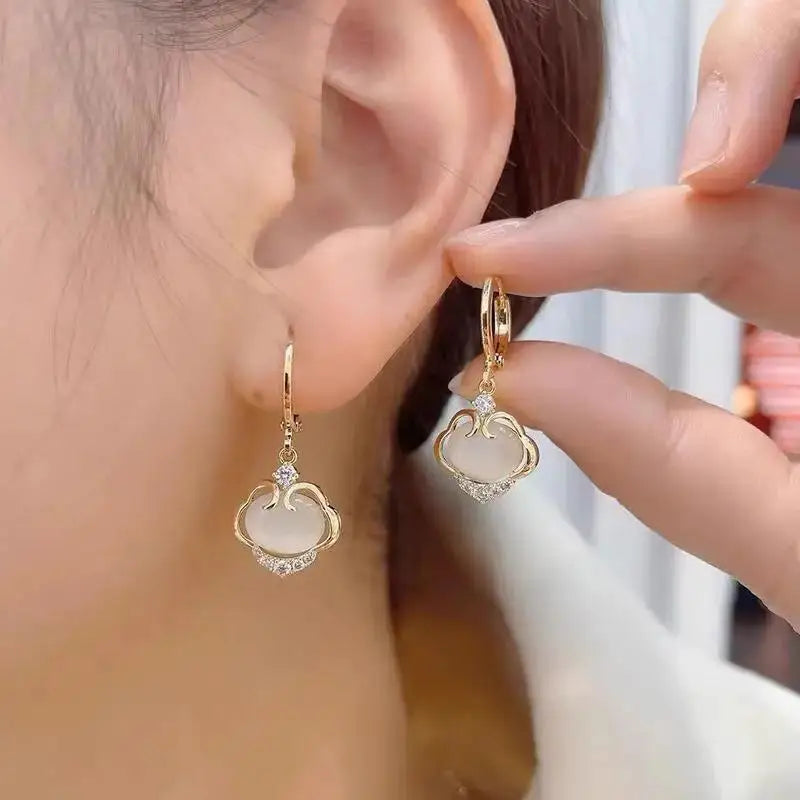 925 Silver Needle Purple Butterfly Long Tassel Earrings For Women Jewelry 2025 Trending Korean Fashion Luxury Crystal Earrings--ANDROMEDA QUINNS | AURELLE'S-ANDROMEDA QUINNS | AURELLE'S
