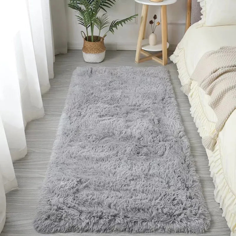VIKAMA Silk Wool Carpet Bedroom Living Room Carpet Ins Style Scandinavian Home Floor Mats Home Decoration--ANDROMEDA QUINNS | AURELLE'S-ANDROMEDA QUINNS | AURELLE'S