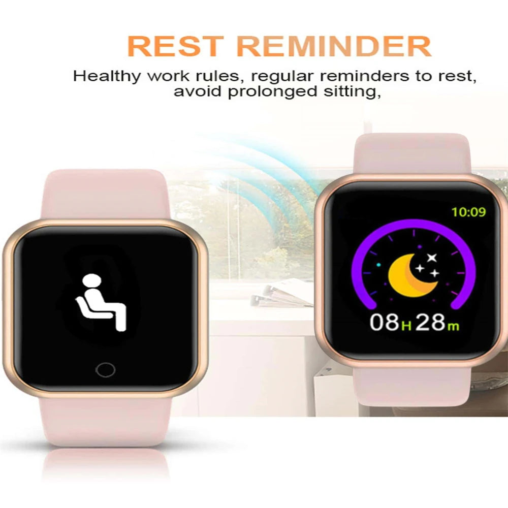 Smart Watch For Men Women  Bluetooth Connect Music Player Fitness Sport Bracelet Health Monitor--ANDROMEDA QUINNS | AURELLE'S-ANDROMEDA QUINNS | AURELLE'S