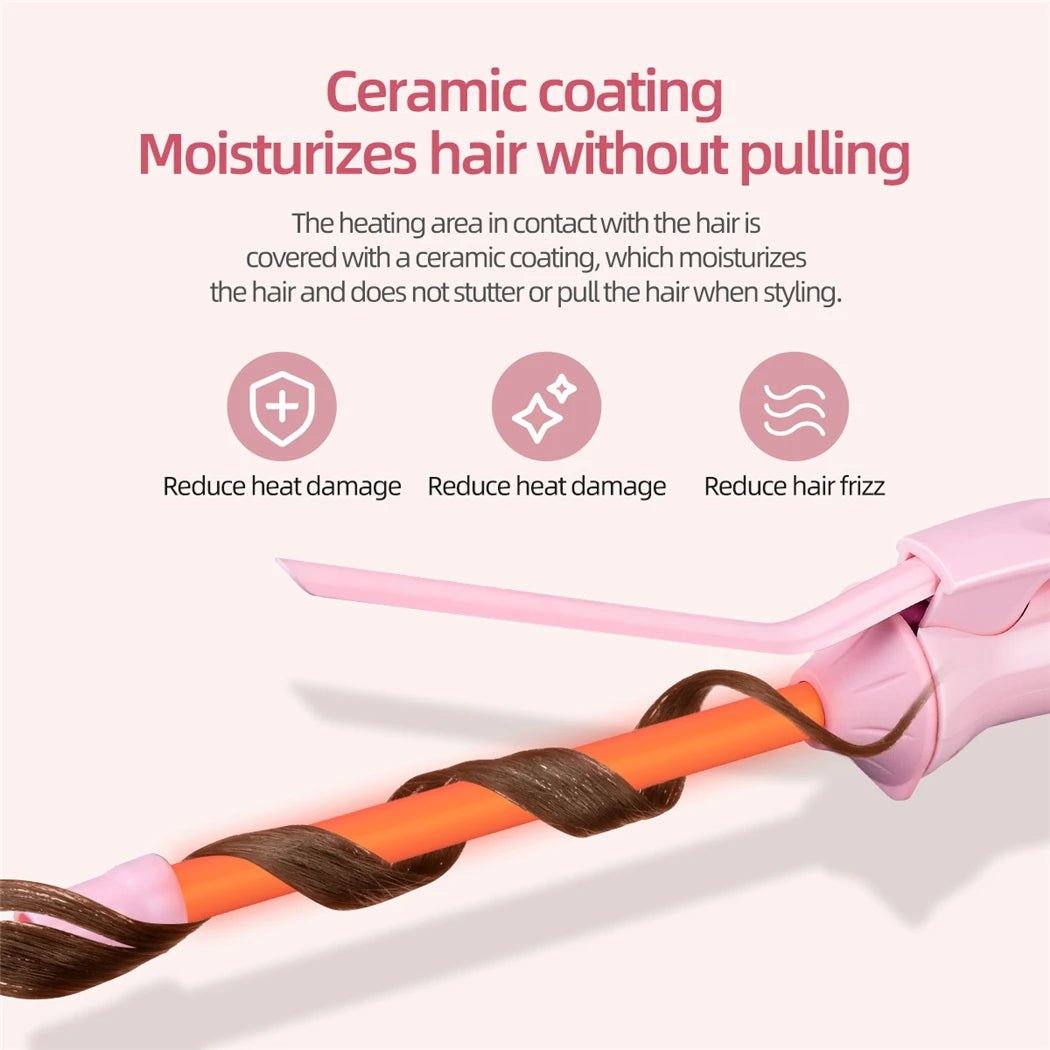 9mm Mini Hair Curling Iron Hair Curler Wand Professional Curly Tongs Ceramic Electric Salon Styling Tool Small Crimping Iron--ANDROMEDA QUINNS | AURELLE'S-ANDROMEDA QUINNS | AURELLE'S