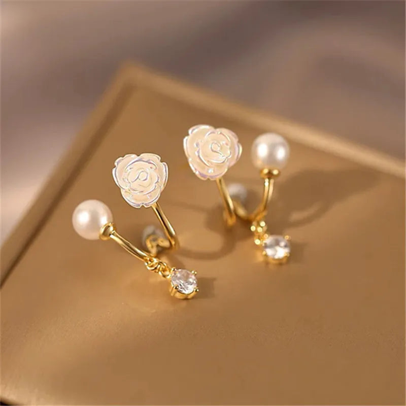 2023 New Fashion Trend Unique Design Elegant Delicate Geometric Round Earrings For Women Jewelry Wedding Party Premium Gifts--ANDROMEDA QUINNS | AURELLE'S-ANDROMEDA QUINNS | AURELLE'S