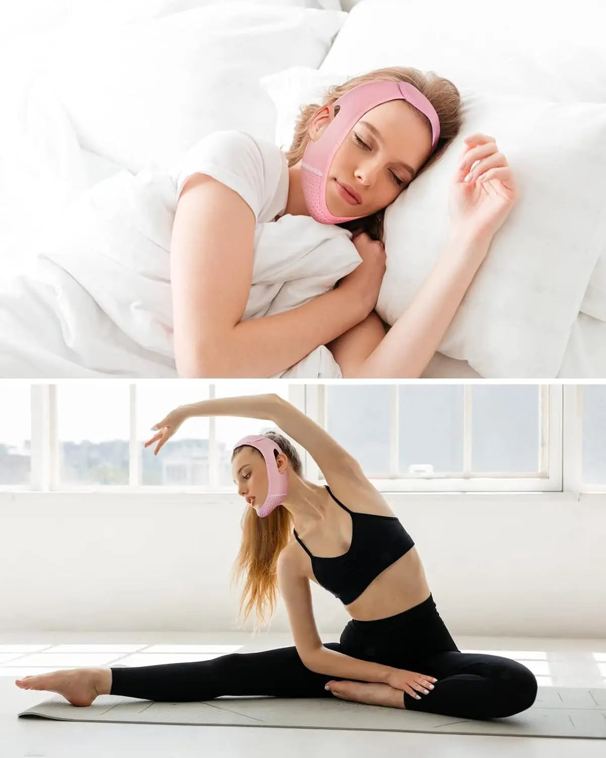 Reusable Face Strap, V Line Mask, Double Chin Reducer, Chin Up Patch, Chin Strap, V Shaped Belt, V Shaped Face Mask for Sagging--ANDROMEDA QUINNS | AURELLE'S-ANDROMEDA QUINNS | AURELLE'S