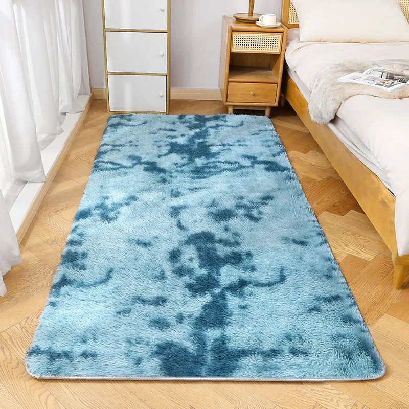 VIKAMA Silk Wool Carpet Bedroom Living Room Carpet Ins Style Scandinavian Home Floor Mats Home Decoration--ANDROMEDA QUINNS | AURELLE'S-ANDROMEDA QUINNS | AURELLE'S