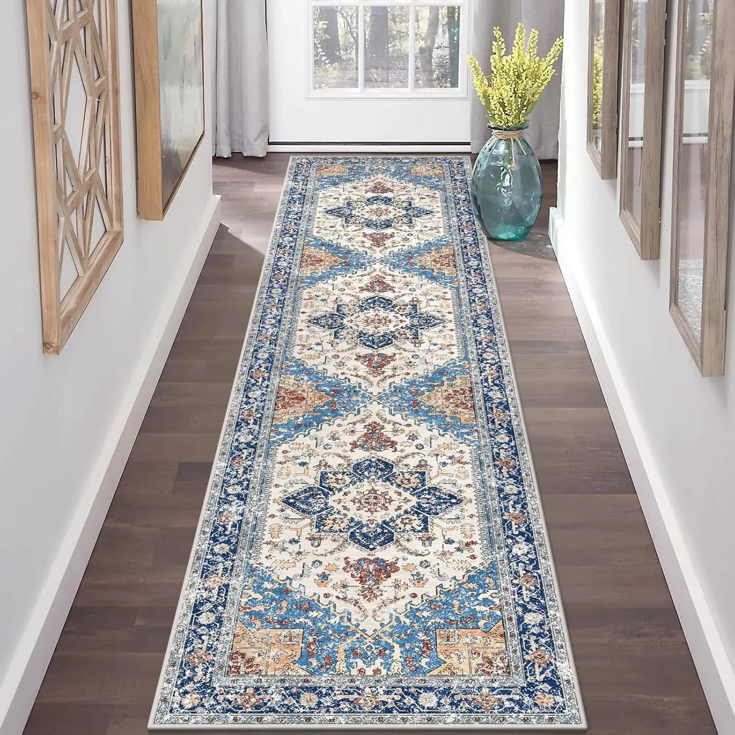 VIKAMA Hallway Runner Rugs Non Slip Machine Washable Carpet for Kitchen Entryway Living Bedroom Laundry Room Home Decoration--ANDROMEDA QUINNS | AURELLE'S-ANDROMEDA QUINNS | AURELLE'S