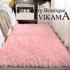 VIKAMA Silk wool Living Room  Bedside Home Light Luxury Non-slip Dirt Resistant Washable Rug--ANDROMEDA QUINNS | AURELLE'S-ANDROMEDA QUINNS | AURELLE'S
