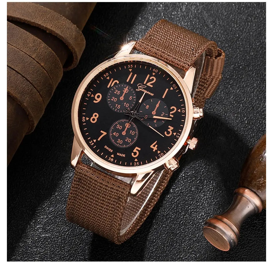 New Mens Fashion Quartz Men Watches Top Brand Luxury Male Clock Watch Sport Wrist Watch Bracelet Set Clock Relogio Masculino--ANDROMEDA QUINNS | AURELLE'S-ANDROMEDA QUINNS | AURELLE'S