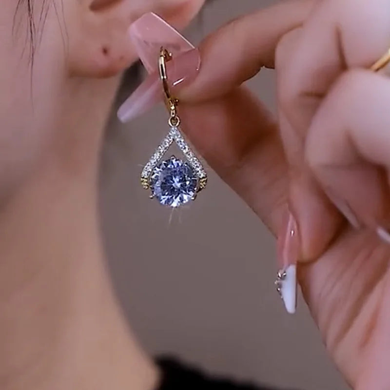 2023 New Fashion Trend Unique Design Elegant Delicate Geometric Round Earrings For Women Jewelry Wedding Party Premium Gifts--ANDROMEDA QUINNS | AURELLE'S-ANDROMEDA QUINNS | AURELLE'S