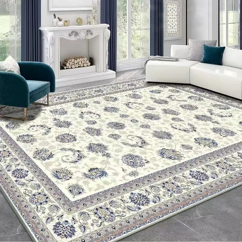 VIKAMA Boho Luxury Carpet Crystal Velvet Bedroom Living Room Mat Home Decor Vintage Exotic Modern Minimalist Large Area Carpet--ANDROMEDA QUINNS | AURELLE'S-ANDROMEDA QUINNS | AURELLE'S