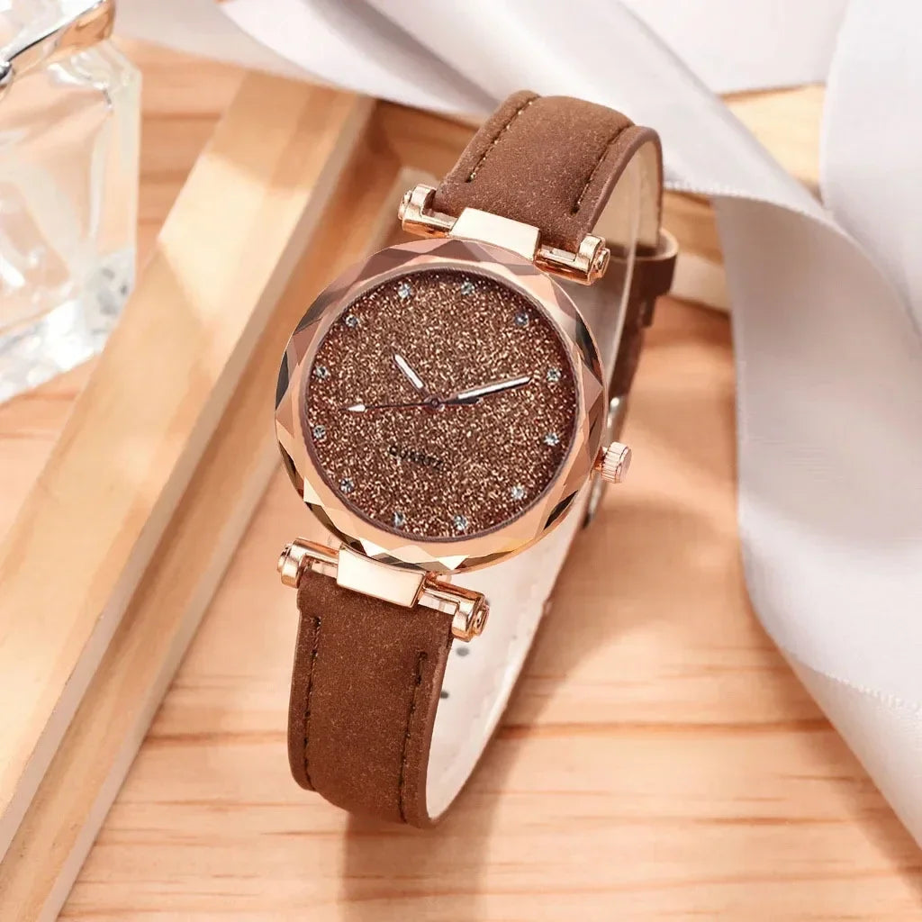 New Luxury Rhinestone Bracelet Watch Women Starry Sky Watches Ladies Wristwatch Relogio Feminino Reloj Mujer Montre Femme Clock--ANDROMEDA QUINNS | AURELLE'S-ANDROMEDA QUINNS | AURELLE'S