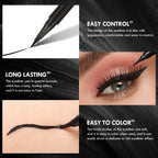 5PCS/Set Smooth Liquid Eyeliner Pen, Waterproof, Long-lasting Makeup, Black, Ultra-fine Pen Tip,Create A Charming Eye Makeup--ANDROMEDA QUINNS | AURELLE'S-ANDROMEDA QUINNS | AURELLE'S