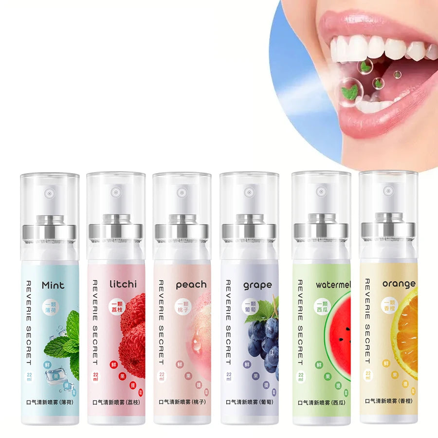 Fruit flavor oral fresh spray, fresh breath, lasting fragrance, mild and non irritating, mouthwash care spray--ANDROMEDA QUINNS | AURELLE'S-ANDROMEDA QUINNS | AURELLE'S