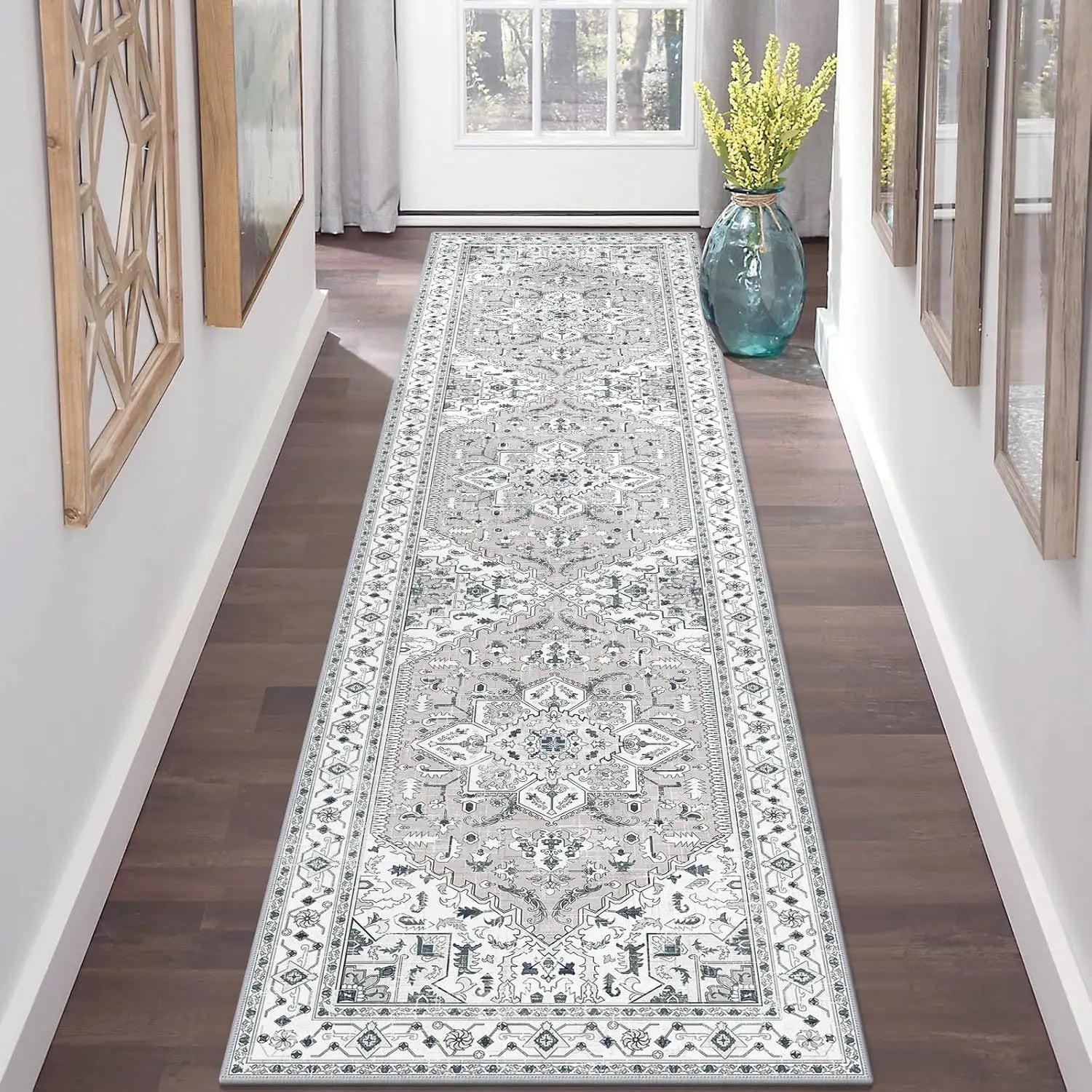 VIKAMA Hallway Runner Rugs Non Slip Machine Washable Carpet for Kitchen Entryway Living Bedroom Laundry Room Home Decoration--ANDROMEDA QUINNS | AURELLE'S-ANDROMEDA QUINNS | AURELLE'S