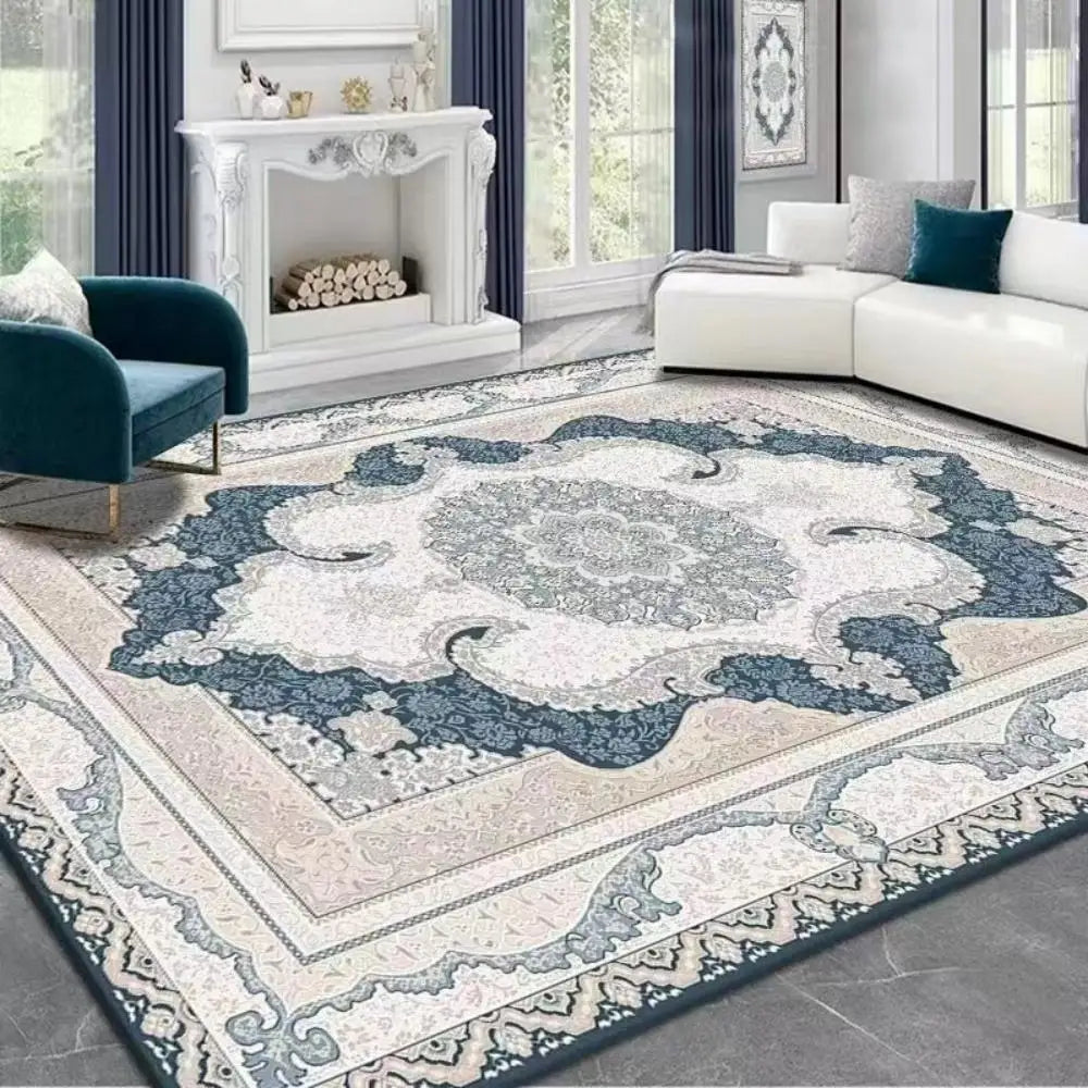 VIKAMA Boho Luxury Carpet Crystal Velvet Bedroom Living Room Mat Home Decor Vintage Exotic Modern Minimalist Large Area Carpet--ANDROMEDA QUINNS | AURELLE'S-ANDROMEDA QUINNS | AURELLE'S