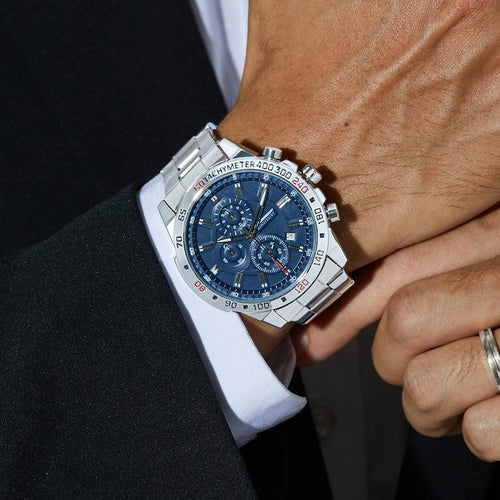 Personalized Mens Watch, Boyfriend Gift, Anniversary Gift--ANDROMEDA QUINNS | AURELLE'S-ANDROMEDA QUINNS | AURELLE'S