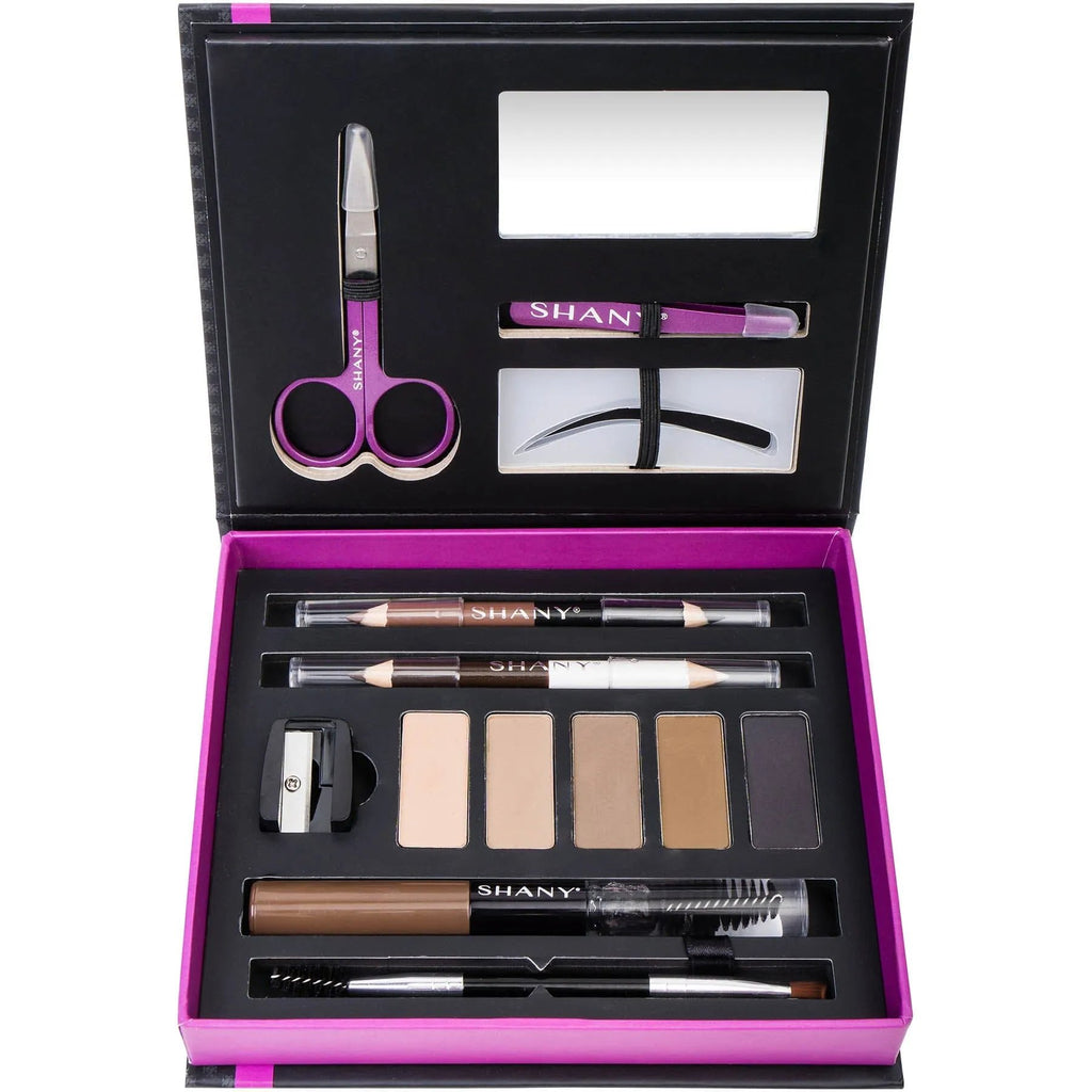 Brow Chicka Brow Eyebrow Makeup Set - 17-Piece Kit-BROW MAKEUP-ANDROMEDA QUINNS | AURELLE'S-SHANY